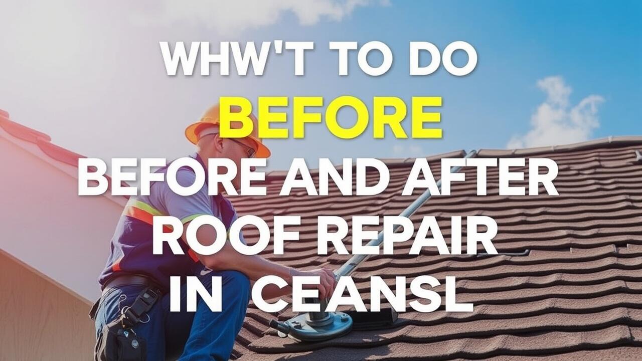 What to Do Before and After Your Roof Repair in Oceanside